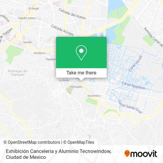 Exhibición Canceleria y Aluminio Tecnowindow map