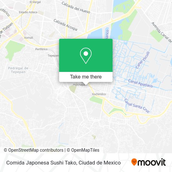 Comida Japonesa Sushi Tako map
