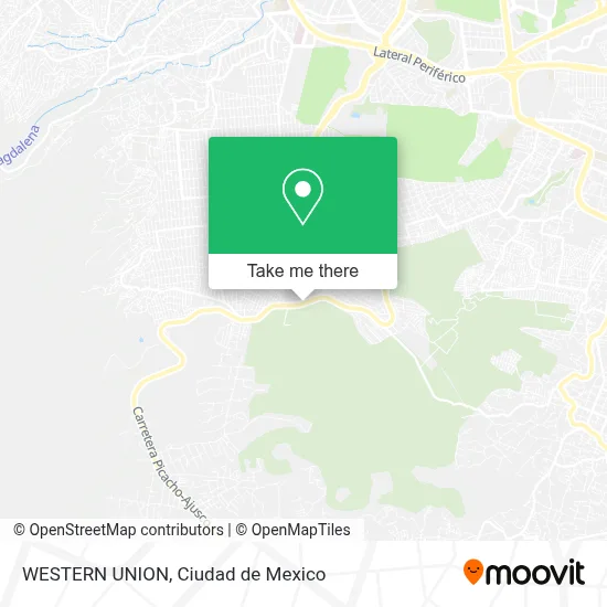 WESTERN UNION map