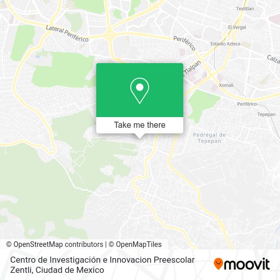 Centro de Investigación e Innovacion Preescolar Zentli map