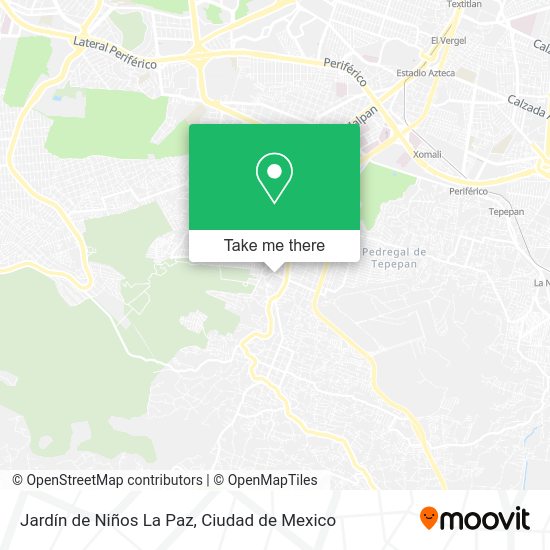 Jardín de Niños La Paz map