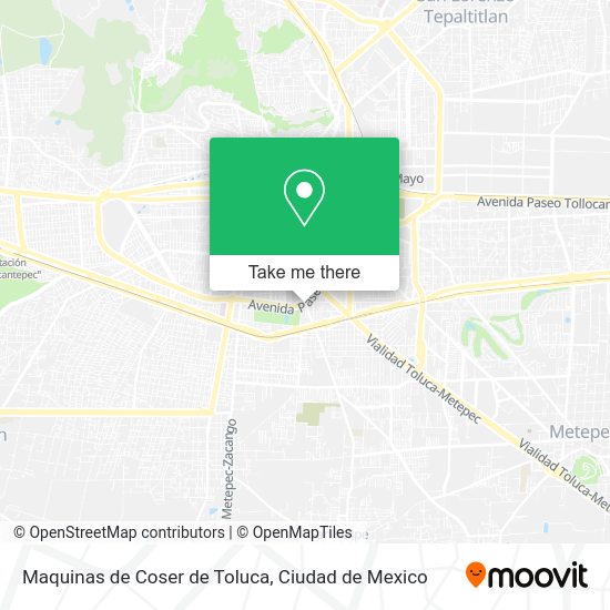 Maquinas de Coser de Toluca map