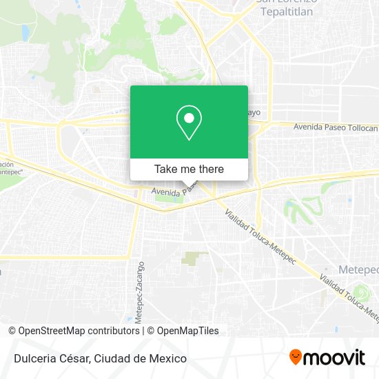 Mapa de Dulceria César