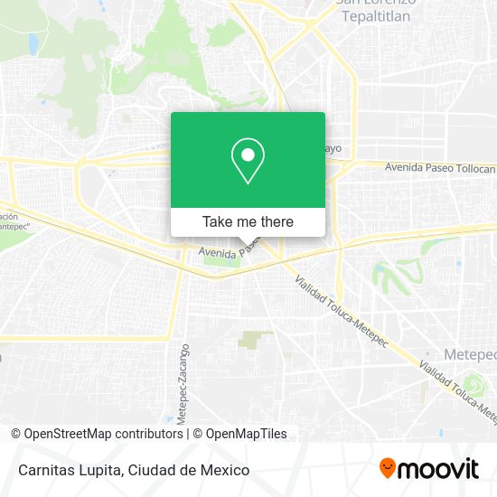 Carnitas Lupita map