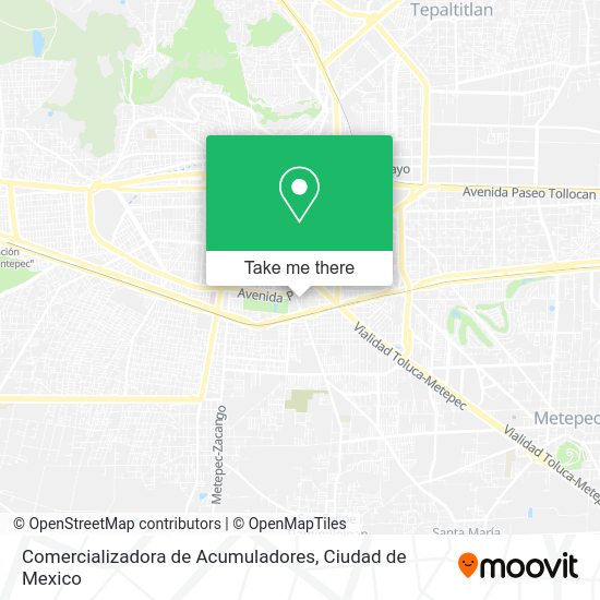 Mapa de Comercializadora de Acumuladores