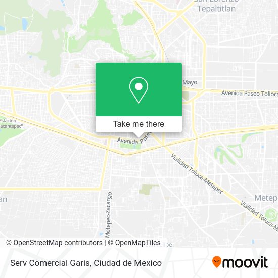 Serv Comercial Garis map