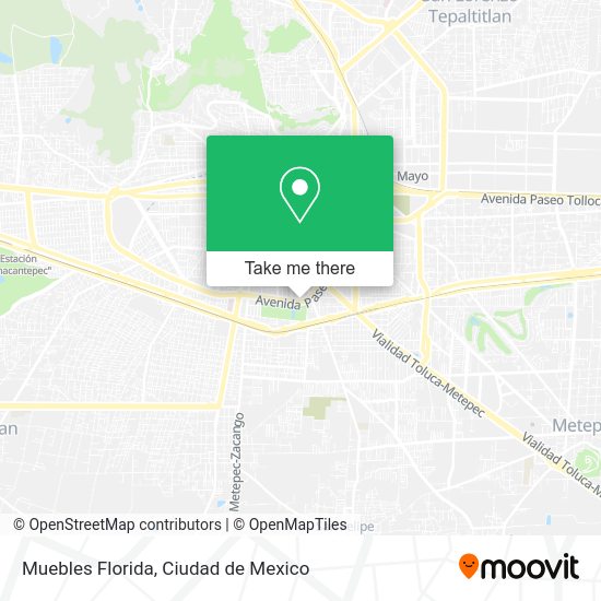 Muebles Florida map