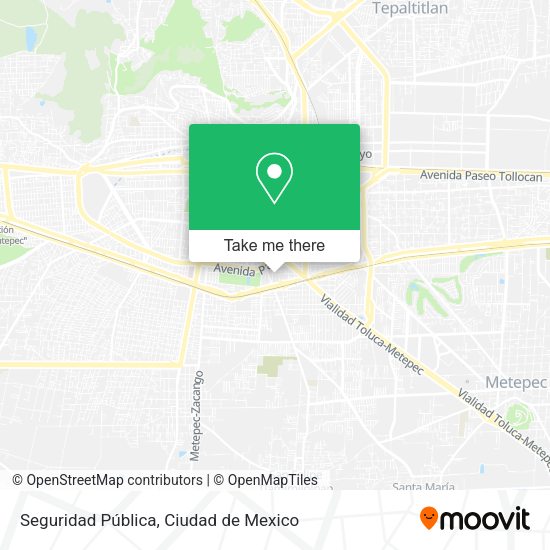 Seguridad Pública map