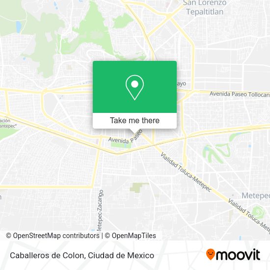 Caballeros de Colon map