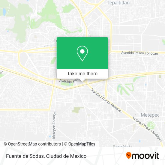 Fuente de Sodas map