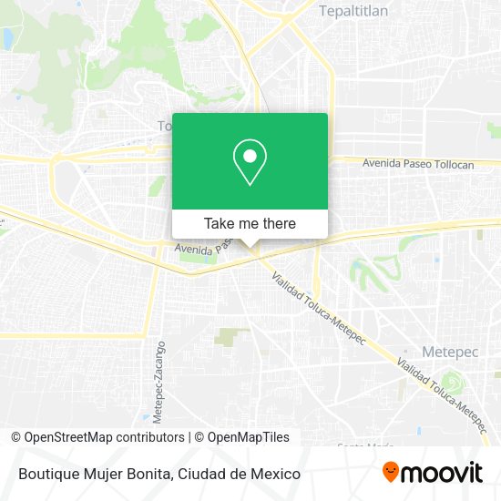 Boutique Mujer Bonita map