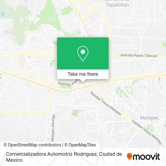 Comercializadora Automotriz Rodríguez map