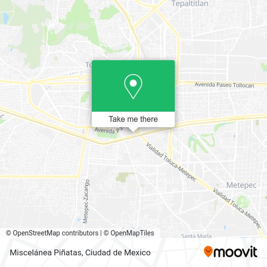 Mapa de Miscelánea Piñatas