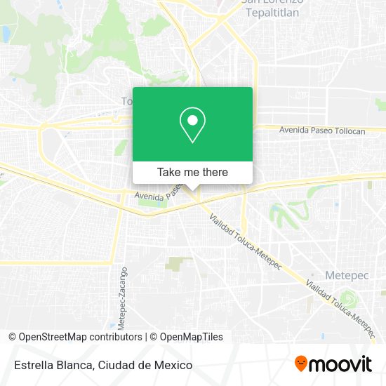 Estrella Blanca map