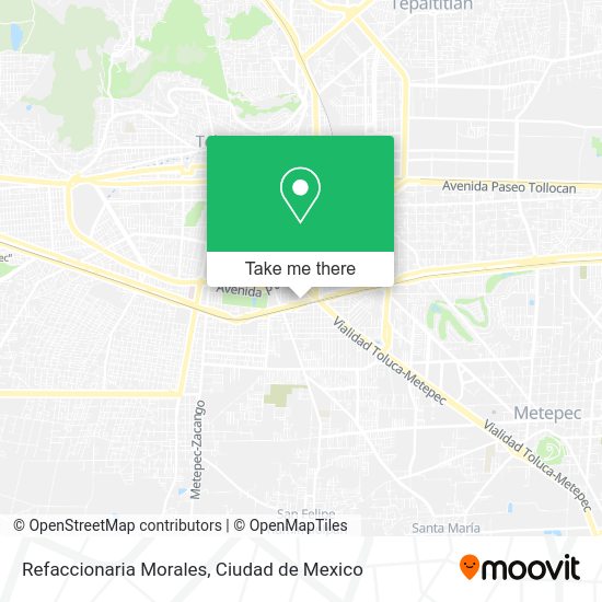 Mapa de Refaccionaria Morales
