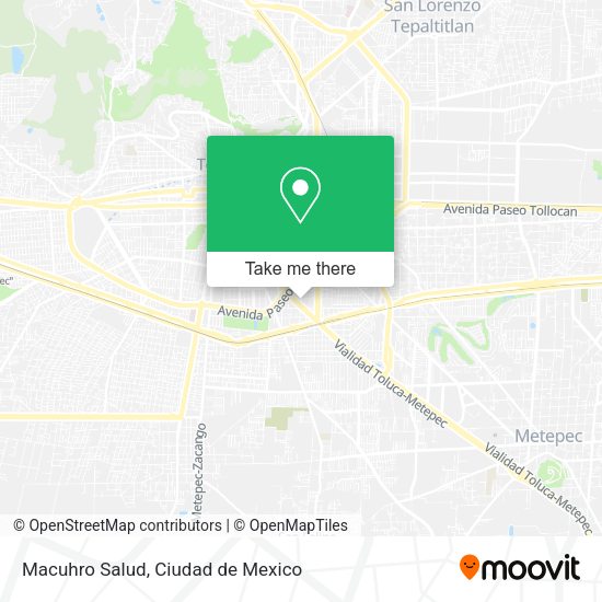 Macuhro Salud map