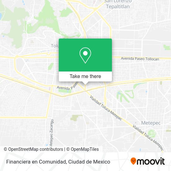 Financiera en Comunidad map
