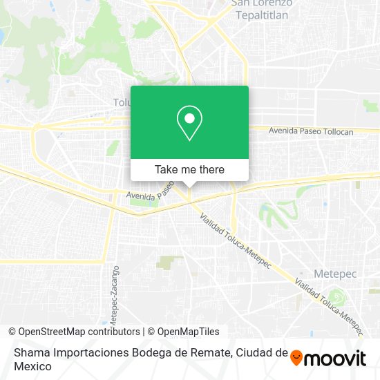 Shama Importaciones Bodega de Remate map