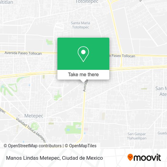Manos Lindas Metepec map