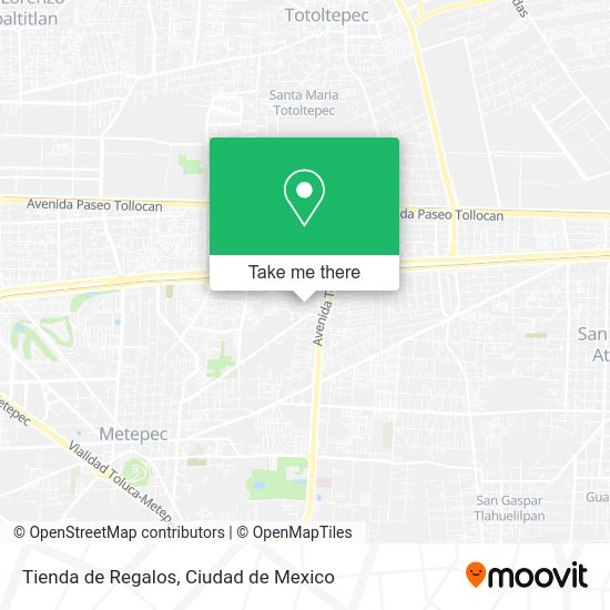 Tienda de Regalos map