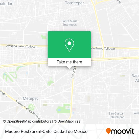 Mapa de Madero Restaurant-Café