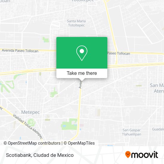 Mapa de Scotiabank