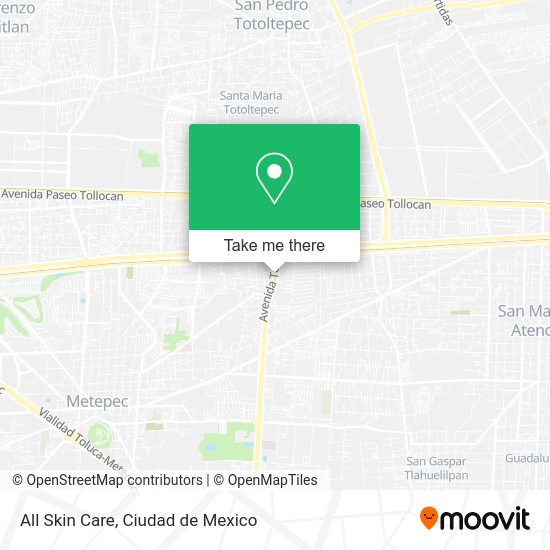 Mapa de All Skin Care