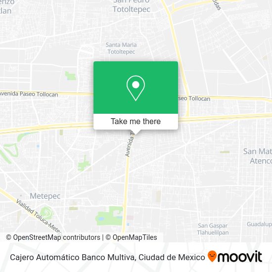 Cajero Automático Banco Multiva map