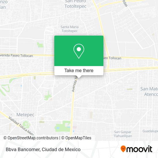 Bbva Bancomer map