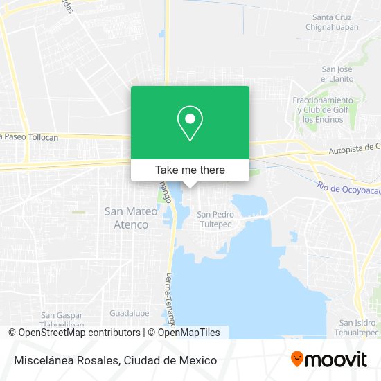 Miscelánea Rosales map