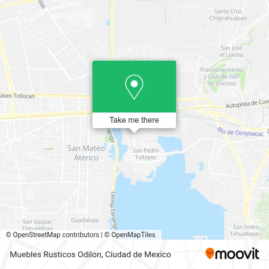 Muebles Rusticos Odilon map