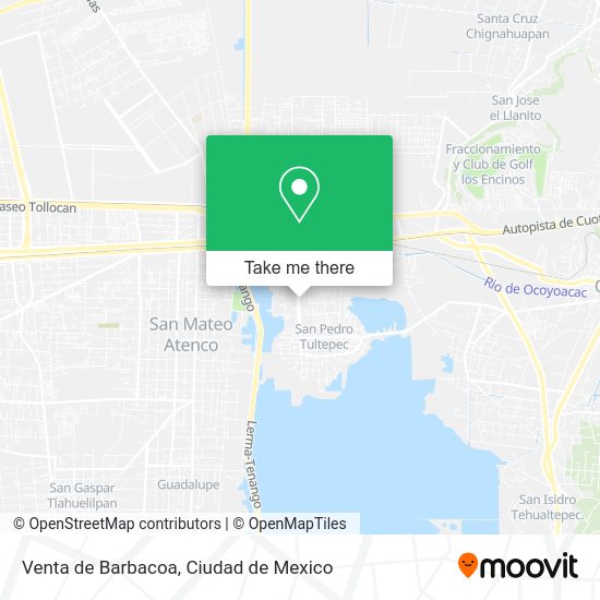 Venta de Barbacoa map