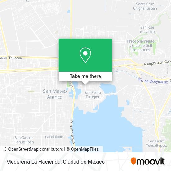 Mapa de Mederería La Hacienda