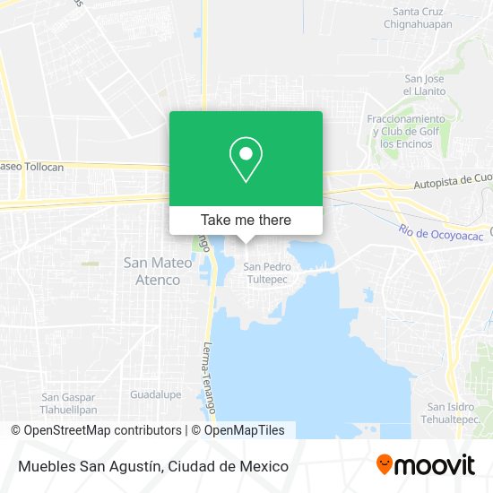 Mapa de Muebles San Agustín