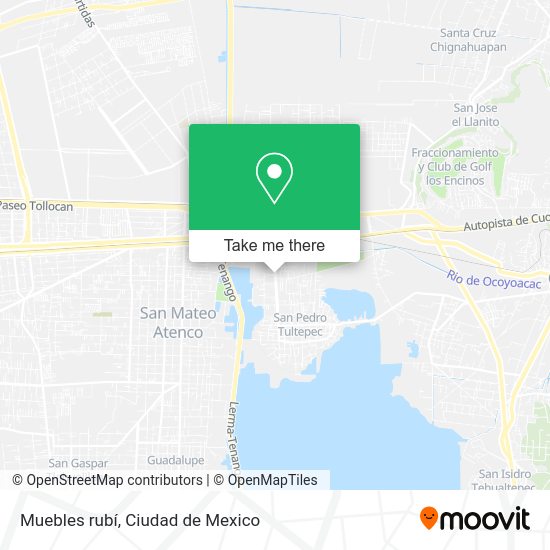 Mapa de Muebles rubí