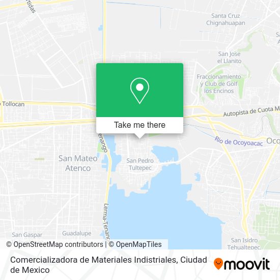 Comercializadora de Materiales Indistriales map