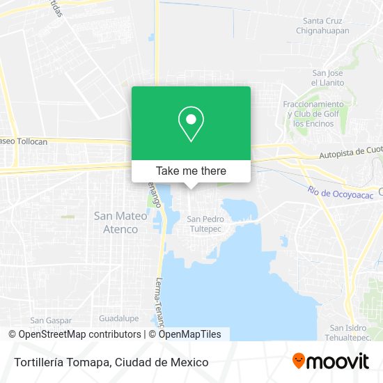 Tortillería Tomapa map