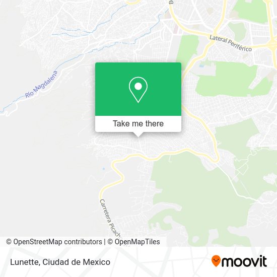Mapa de Lunette