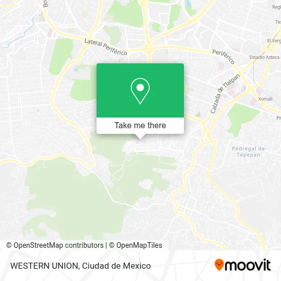 WESTERN UNION map