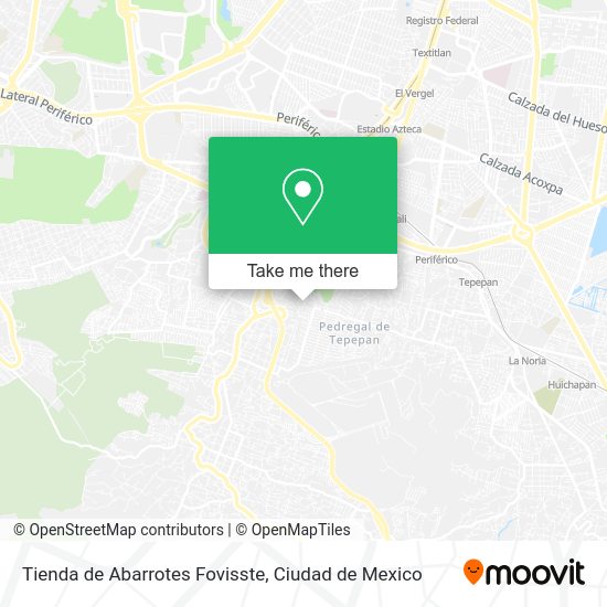 Tienda de Abarrotes Fovisste map