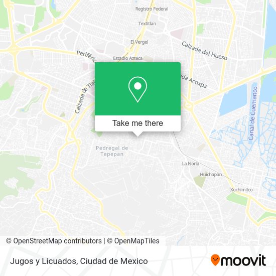 Jugos y Licuados map