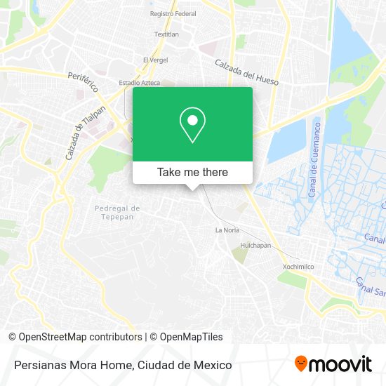 Persianas Mora Home map