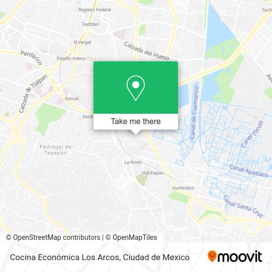 Cocina Económica Los Arcos map