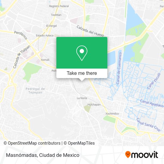 Masnómadas map