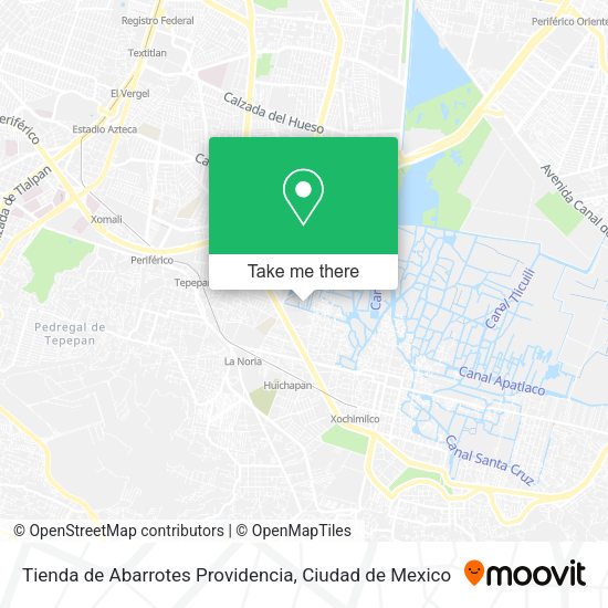 Mapa de Tienda de Abarrotes Providencia
