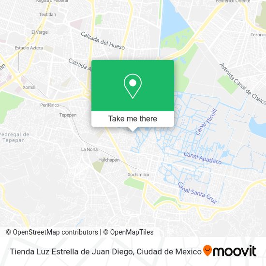 Tienda Luz Estrella de Juan Diego map
