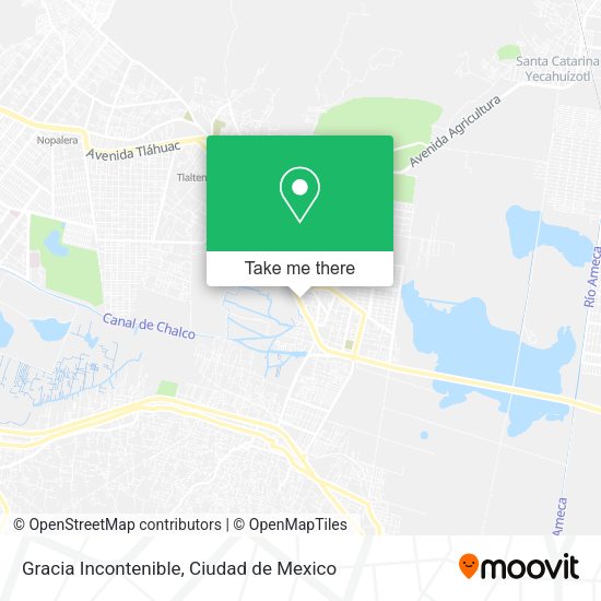 Gracia Incontenible map