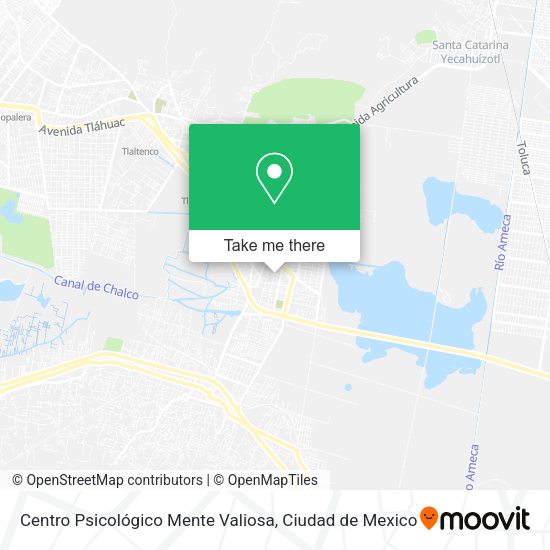 Mapa de Centro Psicológico Mente Valiosa