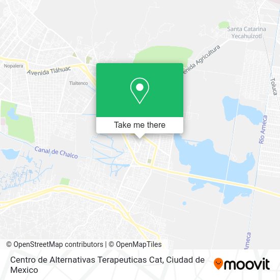 Mapa de Centro de Alternativas Terapeuticas Cat