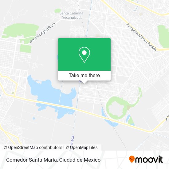 Mapa de Comedor Santa María